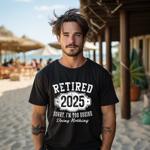2025 erschöpft Entschuldigung, ich bin zu beschäft T-Shirt