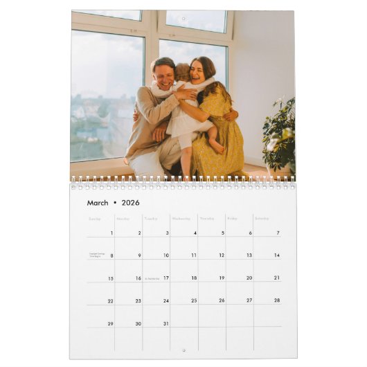 2025 Erstellen Sie Ihr eigenes Foto für eine moder Kalender (Mär 2026)