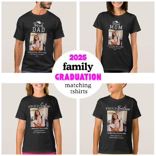 2025-Familie - Vater-Abschluss-Matching T-Shirt