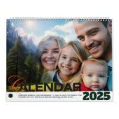 2025 Family Pictures Spaß benutzerdefinierten Filt Kalender (Titelbild)