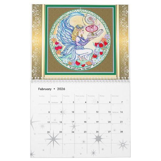 2025 Fantasy Art Calendar von Joyce Jackson Kalender (Feb 2026)