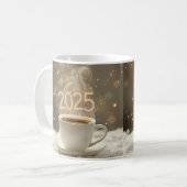 2025 Feier Kaffeepause Tasse - Feierliches Neues J (Vorderseite Links)