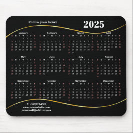 2025 Folgen Sie Ihrem Herzen Mousepad