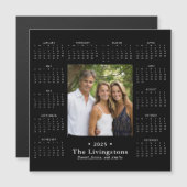 2025 Foto-Kalender-Magnet Magnetkarte (Vorne/Hinten)