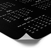 2025 Foto Kalender Poster drucken (Ecke)