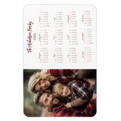 2025 Foto Kalender Roter Stall Magnet (Vertikal)