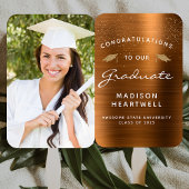 2025 Foto Kupfer Metallic-Abschluss Fächer