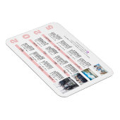 2025 Foto Weihnachten Neujahr Unternehmen Magnet (Rechte Seite)