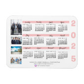 2025 Foto Weihnachten Neujahr Unternehmen Magnet (Horizontal)