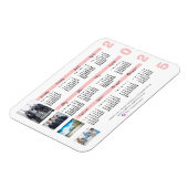 2025 Foto Weihnachten Neujahr Unternehmen Magnet (Linke Seite)