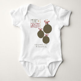 2025 Foto Weihnachtskarte Weihnachtskarte Weihnach Baby Strampler