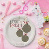 2025 Foto Weihnachtskarte Weihnachtskarte Weihnach Pappteller (Party)