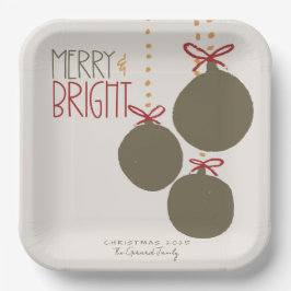 2025 Foto Weihnachtskarte Weihnachtskarte Weihnach Pappteller