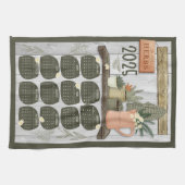 2025 Frischkraut Tee Handtuchkalender Geschirrtuch (Horizontal)