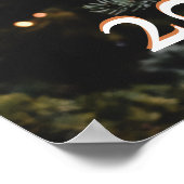 2025 Frohes neues Jahr Frohe Weihnachten Party Url Poster (Ecke)