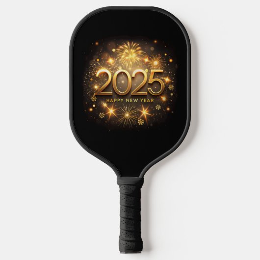 2025 Frohes Neues Jahr! Pickleball Schläger (Vorderseite)