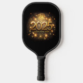 2025 Frohes Neues Jahr! Pickleball Schläger (Rückseite)