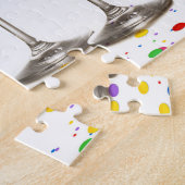 2025 Frohes neues Jahr Weinflasche Puzzle (Seite)