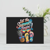 2025 Gelassen Sommerurlaub 2025 Einladung (Stehend Vorderseite)