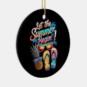 2025 Gelassen Sommerurlaub 2025 Keramik Ornament (Rechts)