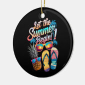 2025 Gelassen Sommerurlaub 2025 Keramik Ornament (Links)