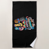 2025 Gelassen Sommerurlaub 2025 Strandtuch (Vorderseite)