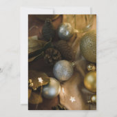 2025 Gold Glitzer Neujahrsfest Einladung (Rückseite)