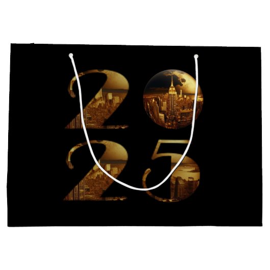 2025 Gold- Große Geschenktüte (Rückseite)