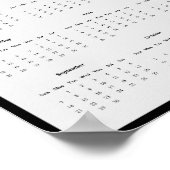 2025 Gomez Mill Wall Calendar Poster (Ecke)