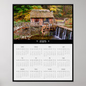 2025 Gomez Mill Wall Calendar Poster (Vorne)