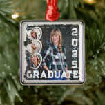 2025 Graduate Foto Heart Grunge Ornament Aus Metall<br><div class="desc">Zeigen Sie Ihrem Absolventen,  wie stolz Sie sind mit diesem Graduate Foto Geschenk! Laden Sie einfach Ihre Bilder hoch und Zazzle druckt sie auf ein Shirt für Sie. Bestelle noch heute!</div>