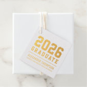 2025 Graduate Modern Graduation Party Foil Geschenkanhänger (Mit Box)