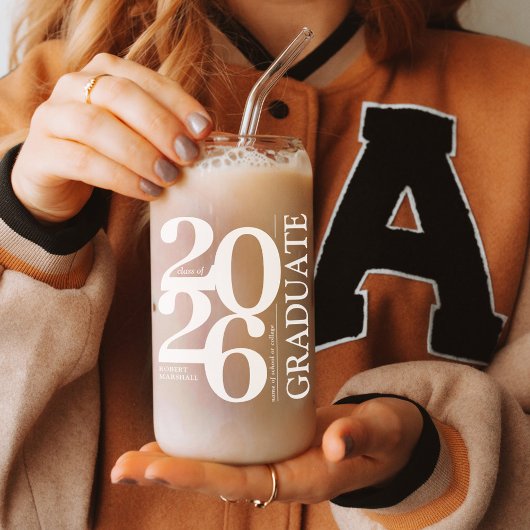 2025 Graduate Moderner Abschluss Dosenglas