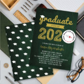 2025 Graduate Sketch Retro Chalkboard Grad Party Einladung