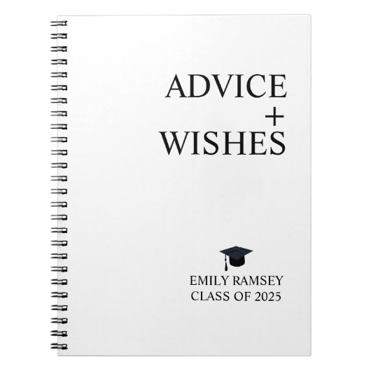 2025 Graduation Party Notebook, Klasse 2025 Gr Notizblock (Vorderseite)