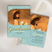 2025 Graduation Party Simple Elegant Trendy Einladung