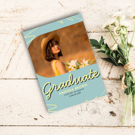 2025 Graduation Party Simple Elegant Trendy Einladung