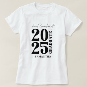 2025 Graduierte Oma Abschluss Zeremonie Party T-Shirt