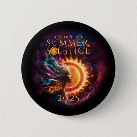 2025 Greensboro Sommerfestival Button (Vorderseite)