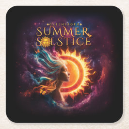 2025 Greensboro Summer Solstice Festival Souvenir Rechteckiger Pappuntersetzer