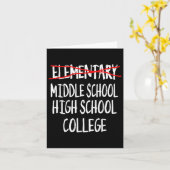 2025 Grundschule G für Abschluss mit Spaß Karte (Gelbe Blume)