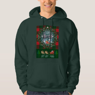 2025 Hallo Winter Holiday Schottland Muster Hoodie