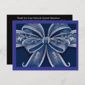 2025 HOLIDAY THANK YOU CARD #1 POSTKARTE (Vorne/Hinten)