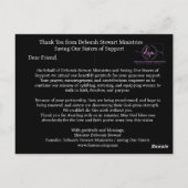 2025 HOLIDAY THANK YOU CARD #2 POSTKARTE (Rückseite)