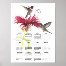 2025 Hummingbird Couple Poster