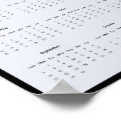 2025 Iguana Wall Calendar Poster (Ecke)