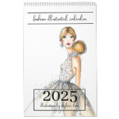 2025 Illustrierter Chic Fashion-Kalender Kalender (Titelbild)