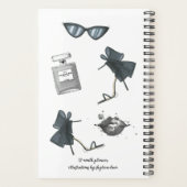 2025 Illustrierter Mode-Kalender 12 Monate Planer (Rückseite)