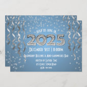 2025 in Diamonds New Year's Eve Einladung (Vorne/Hinten)