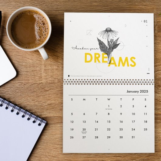 2025 Inspiration und Blumenkalender Kalender